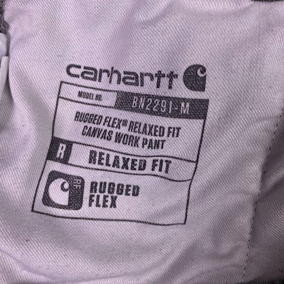 Carhartt Rugged Flex Relaxed Fit Canvas Work Pants Mens 36 x 32 Measures 35 x 29 - Picture 9 of 15